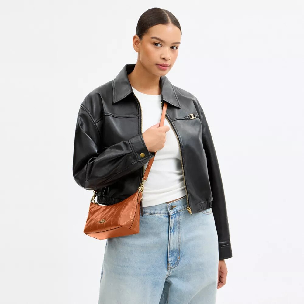 Sac porté épaule Caitlin matelassé avec Charms