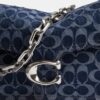 Sac porté épaule « Chain Tabby » en denim emblématique