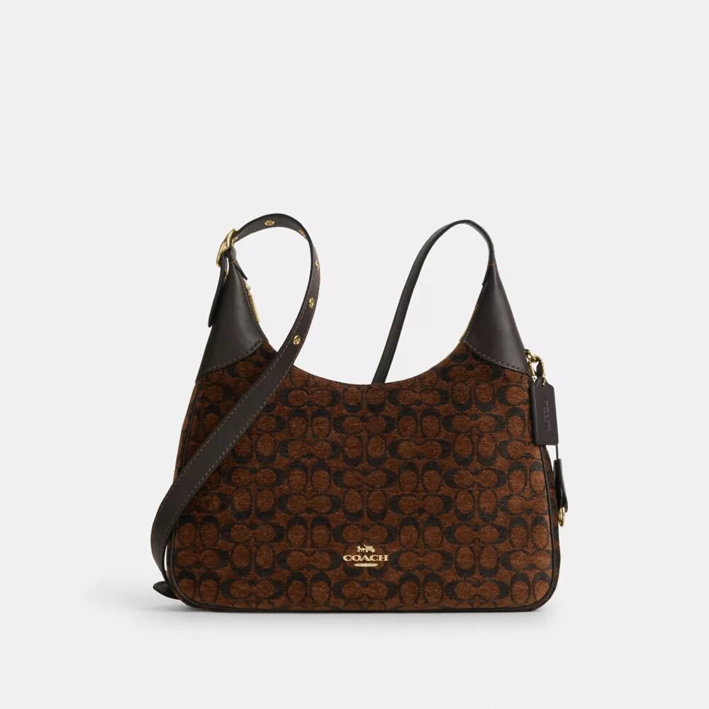 Sac porté épaule Ella en chenille emblématique