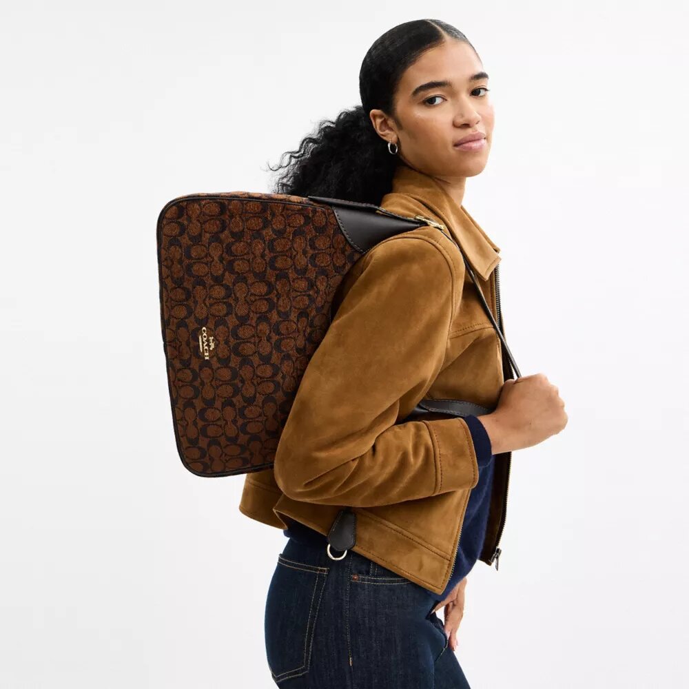 Sac porté épaule Ella en chenille emblématique