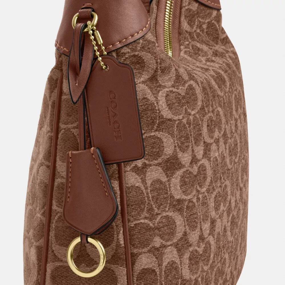 Sac porté épaule Ella en chenille emblématique