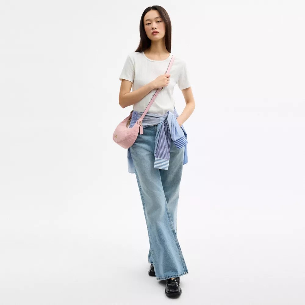 Sac porté épaule Emily en denim emblématique