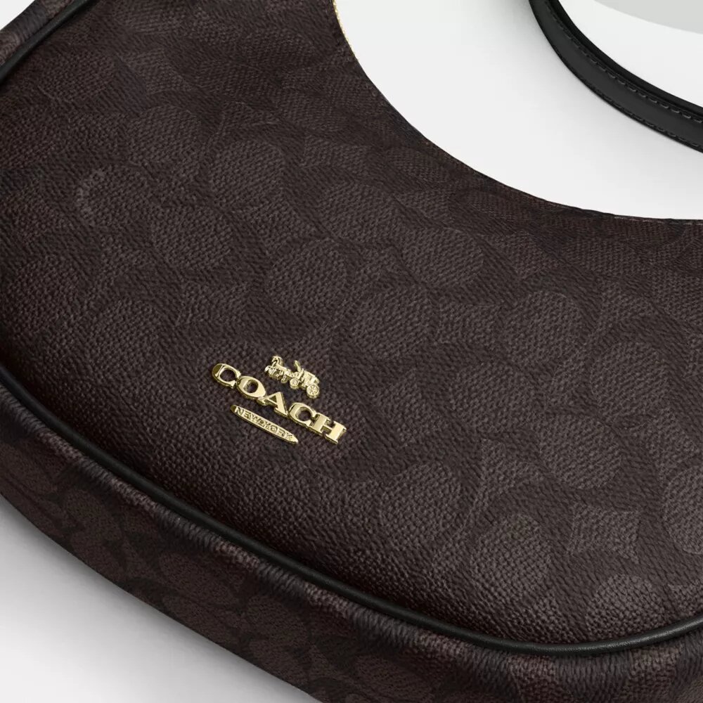 Sac porté épaule Emily en Signature Canvas