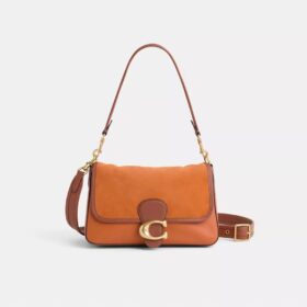 Sac porté épaule en Soft Tabby restauré