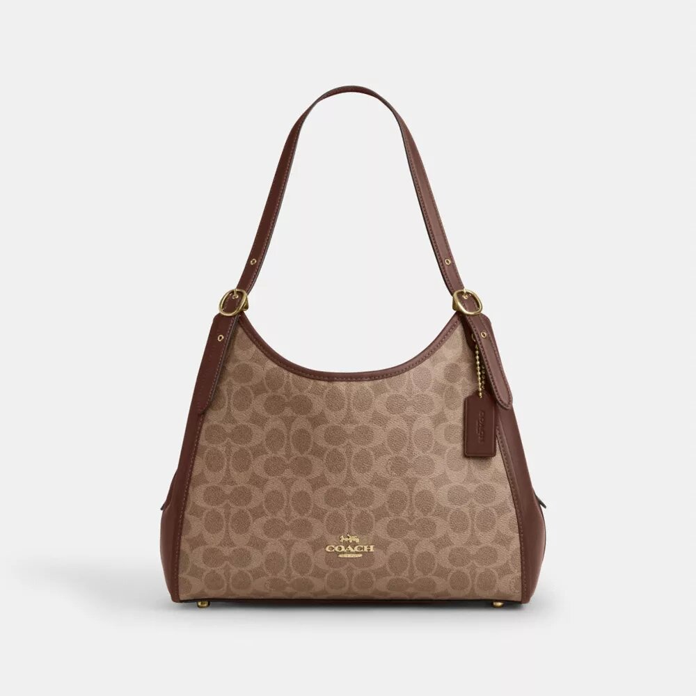 Sac porté épaule Erin en Signature Canvas