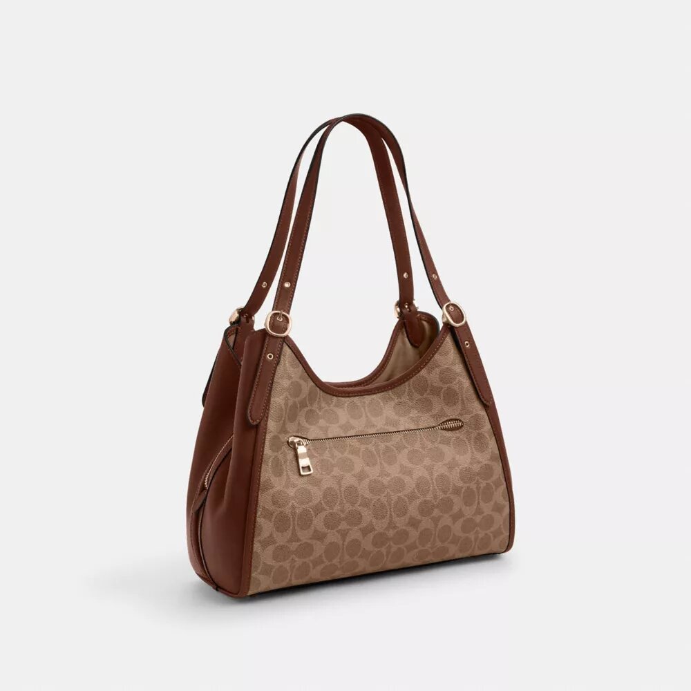 Sac porté épaule Erin en Signature Canvas