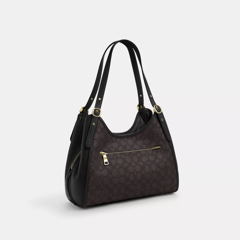 Sac porté épaule Erin en Signature Canvas