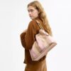 Sac porté épaule Evelyn avec patchwork rayé