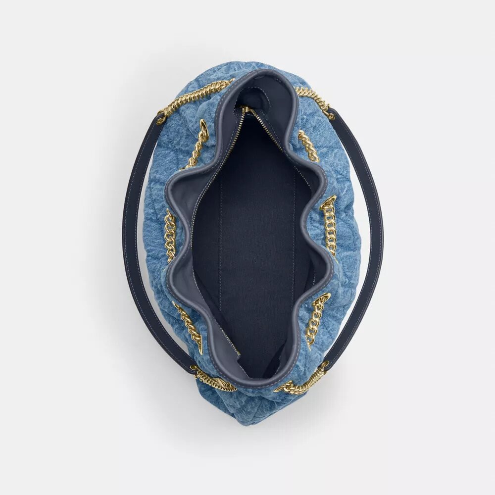 Sac porté épaule Evelyn en coton régénératif avec matelassage