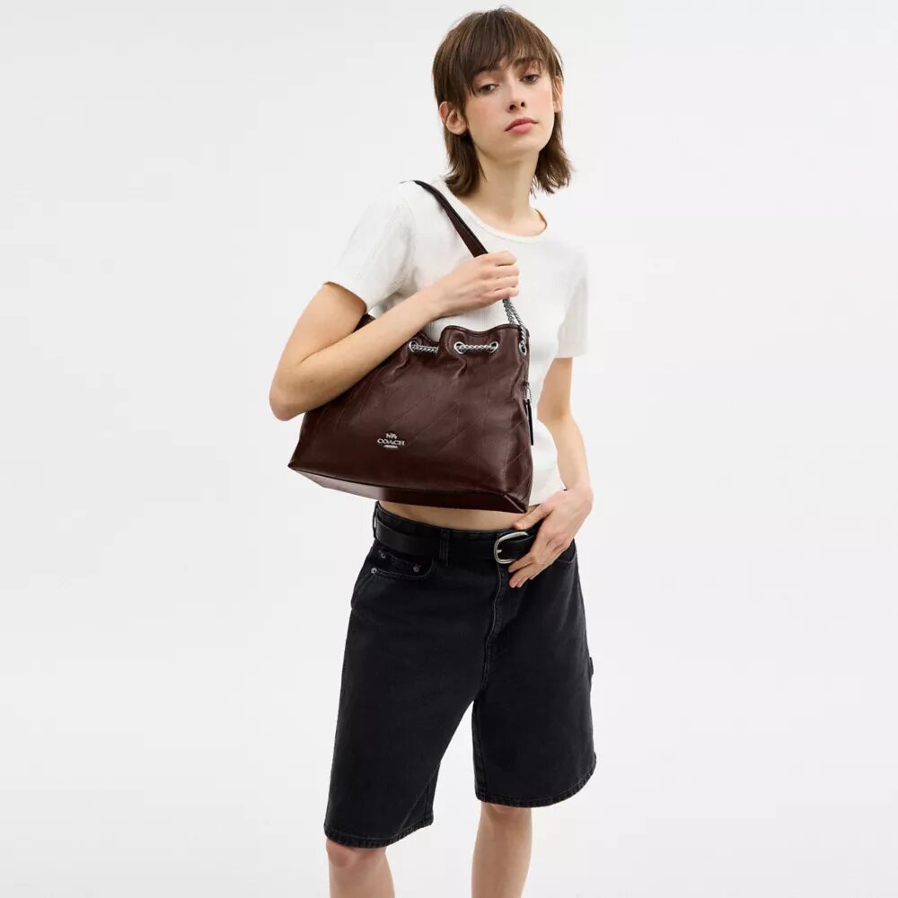 Sac porté épaule Evelyn matelassé