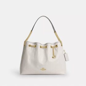 Sac porté épaule Evelyn matelassé avec breloque