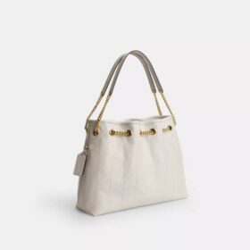 Sac porté épaule Evelyn matelassé avec breloque