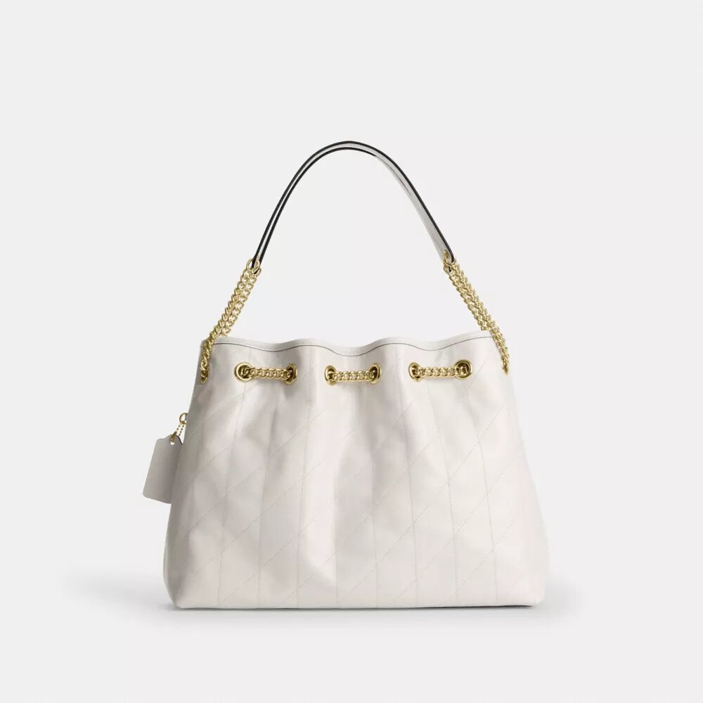Sac porté épaule Evelyn matelassé avec breloque