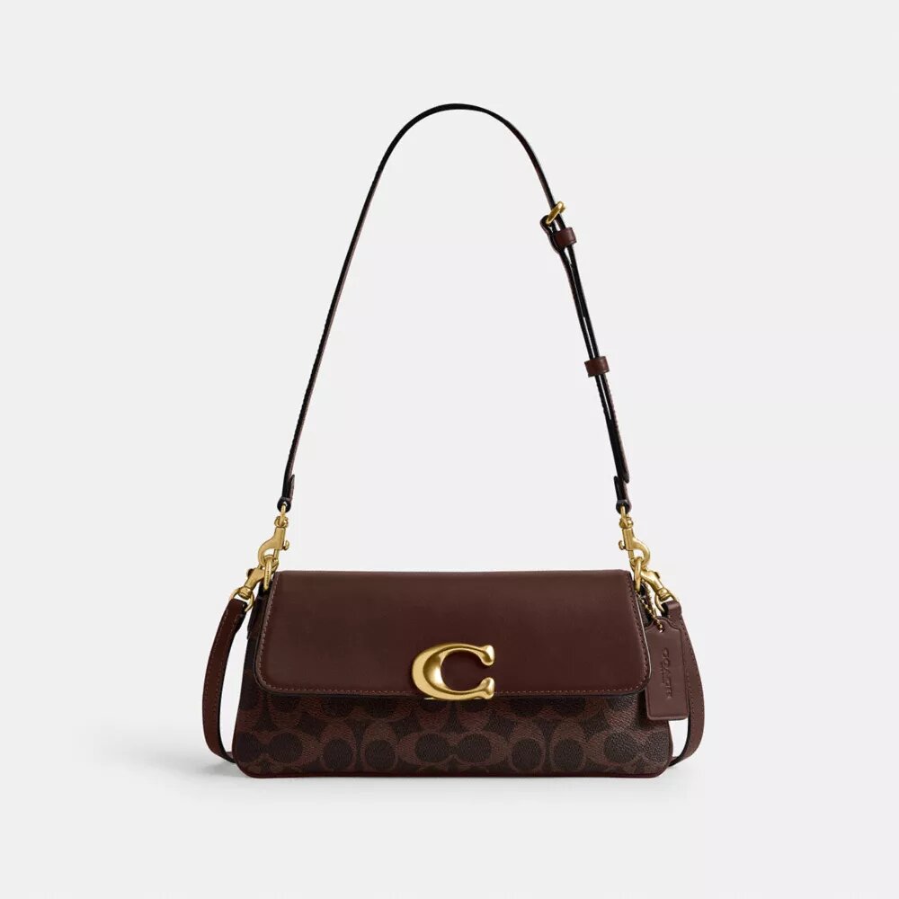 Sac porté épaule Jet en Signature Canvas