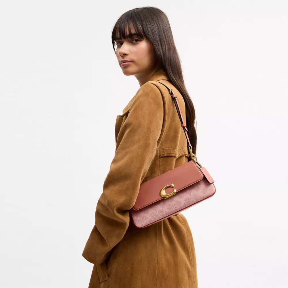 Sac porté épaule Jet en Signature Canvas