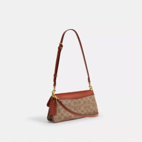 Sac porté épaule Jet en Signature Canvas