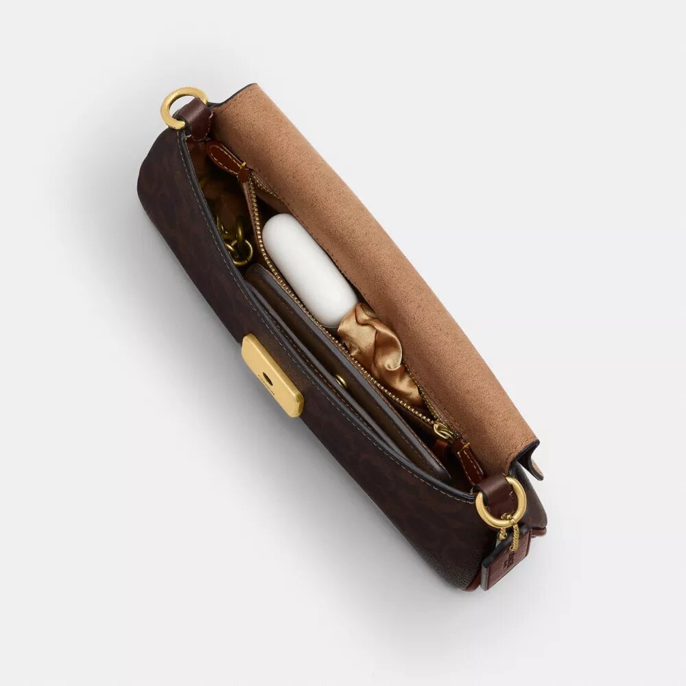 Sac porté épaule Jet en Signature Canvas