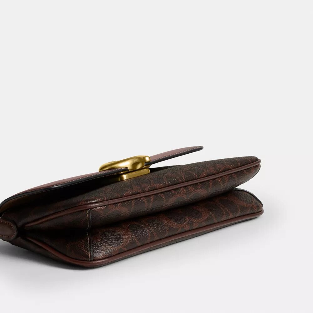 Sac porté épaule Jet en Signature Canvas