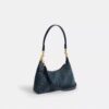 Sac porté épaule Juliet 25 en denim de coton régénératif matelassé