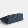 Sac porté épaule Juliet 25 en denim de coton régénératif matelassé