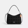 Sac porté épaule Laurel en denim emblématique