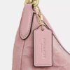 Sac porté épaule Laurel en denim emblématique