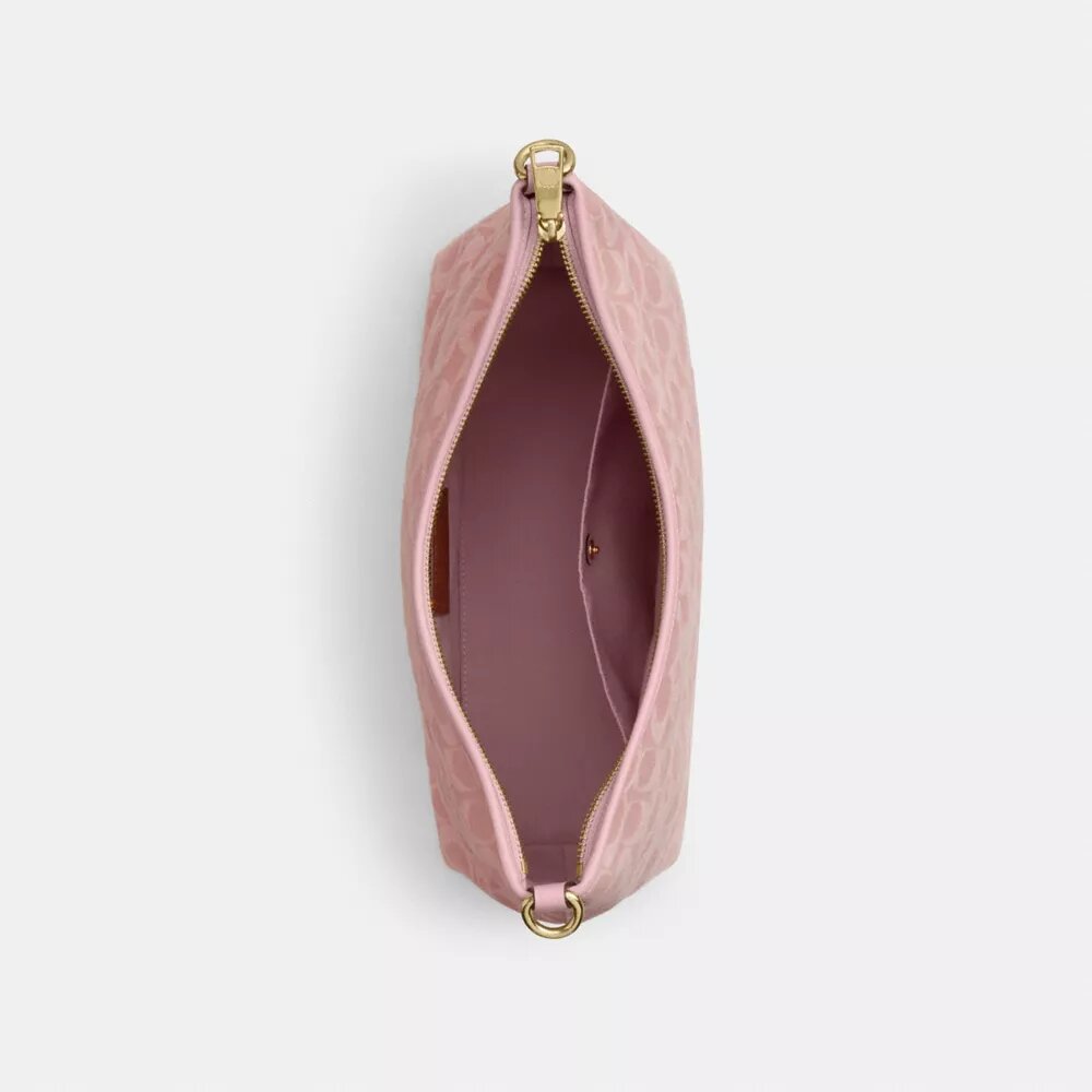 Sac porté épaule Laurel en denim emblématique
