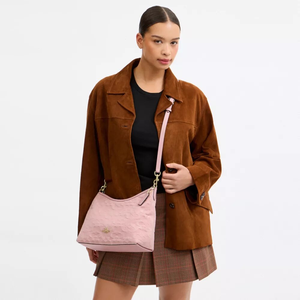 Sac porté épaule Laurel en denim emblématique