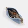 Sac porté épaule Laurel en denim « Loved » avec Charms