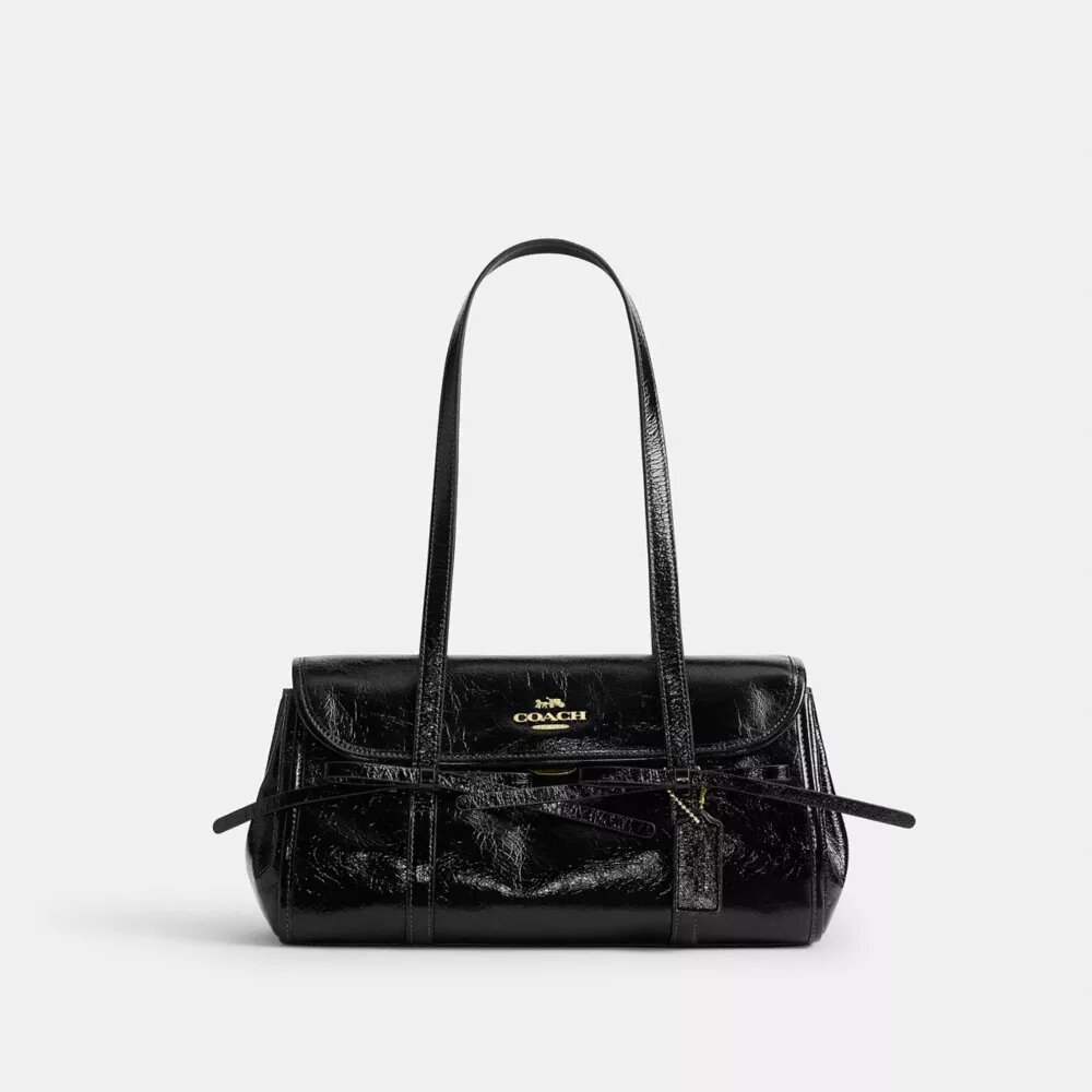 Sac porté épaule à rabat Bridget avec nœuds