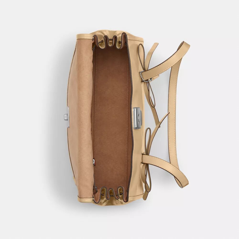 Sac porté épaule à rabat Bridget avec nœuds