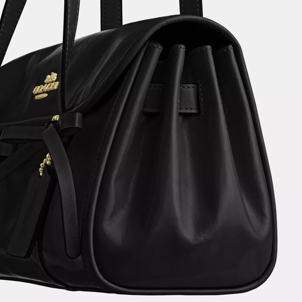 Sac porté épaule à rabat Bridget avec nœuds