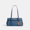 Sac porté épaule à rabat Bridget en denim emblématique