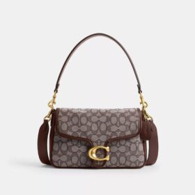 Sac porté épaule Soft Tabby en jacquard emblématique