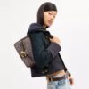 Sac porté épaule Soft Tabby en jacquard emblématique