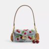 Sac porté épaule Tabby 20 avec broderie cerise