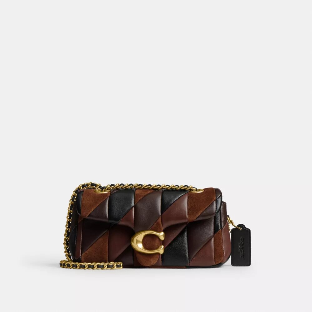 Sac porté épaule Tabby 20 avec matelassage en patchwork