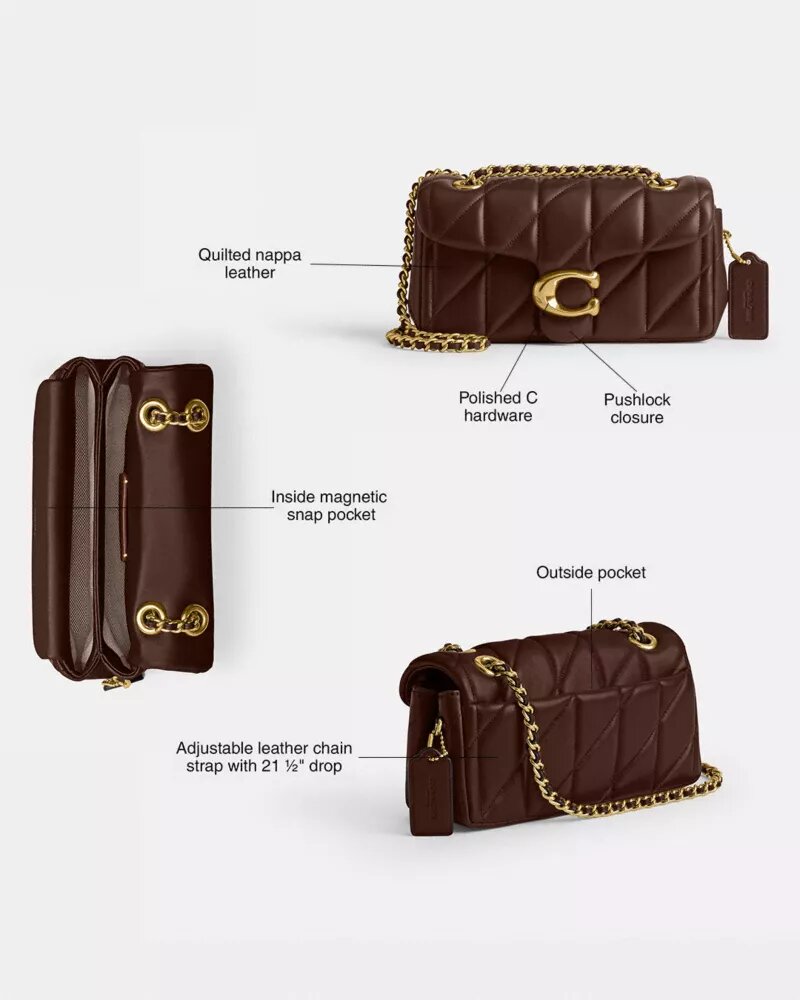 Sac porté épaule Tabby 20 avec matelassage « Pillow »