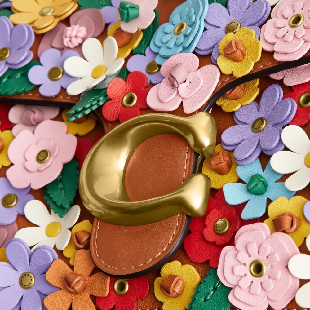 Sac porté épaule Tabby 26 avec application florale