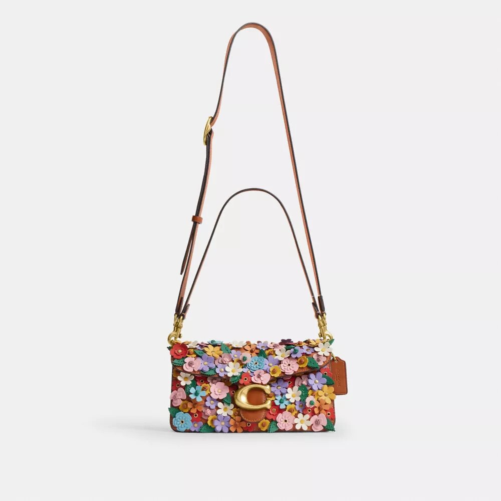 Sac porté épaule Tabby 26 avec application florale