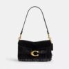Sac porté épaule Tabby 26 avec franges ornées de perles en cristal