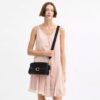Sac porté épaule Tabby 26 avec franges ornées de perles en cristal