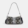Sac porté épaule Tabby 26 avec motif serpent perlé