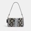 Sac porté épaule Tabby 26 avec motif serpent perlé