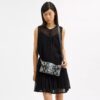 Sac porté épaule Tabby 26 avec motif serpent perlé