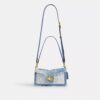 Sac porté épaule Tabby 26 avec patchwork en denim recyclé