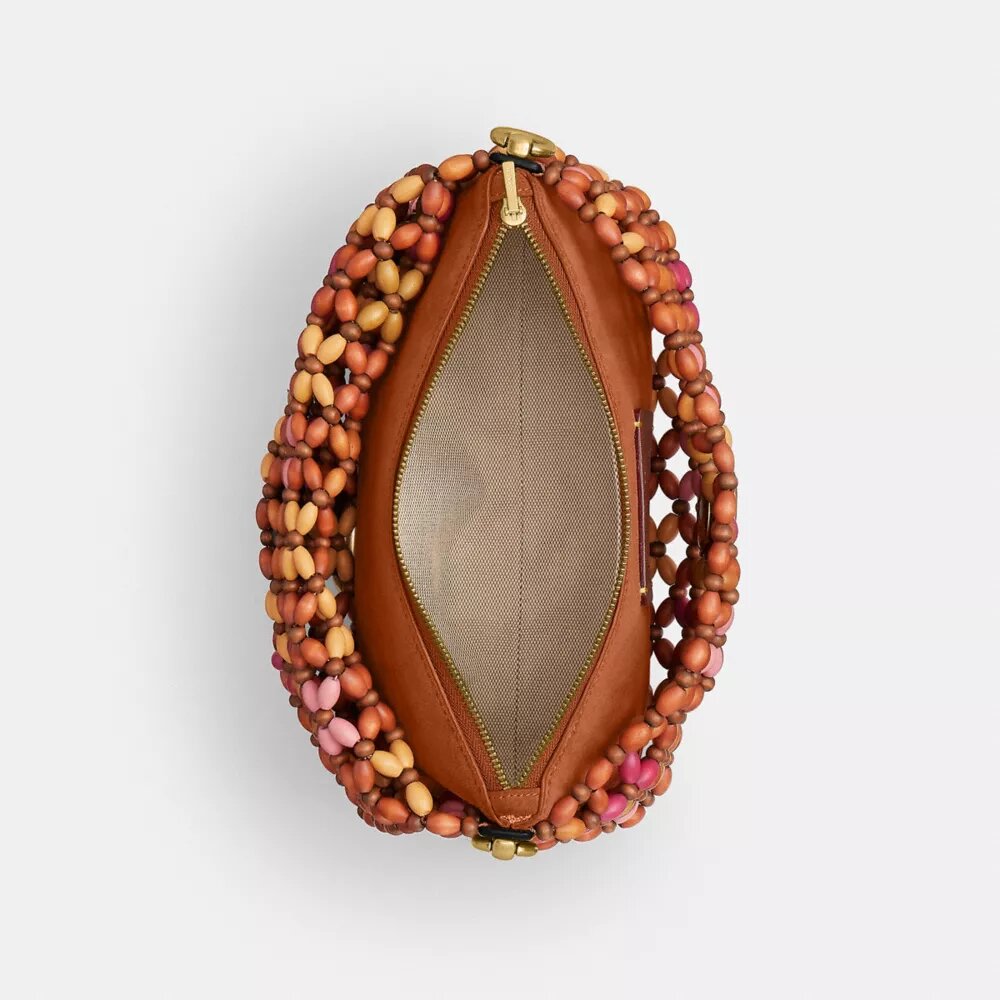 Sac porté épaule Tabby 26 avec perles en bois