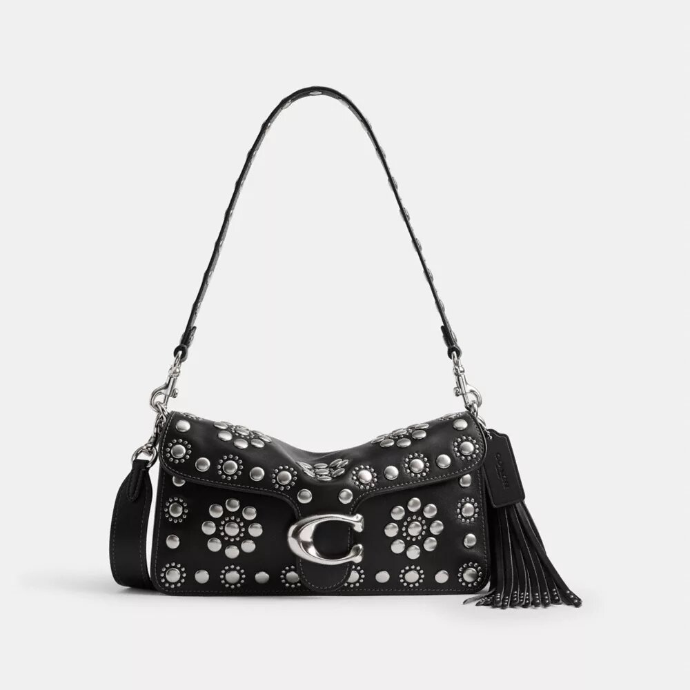 Sac porté épaule Tabby 26 avec rivets western