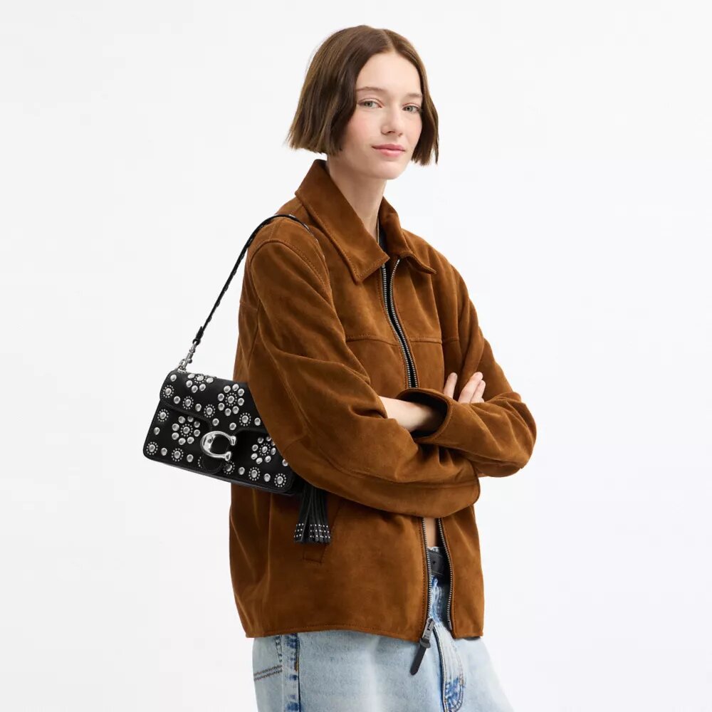 Sac porté épaule Tabby 26 avec rivets western