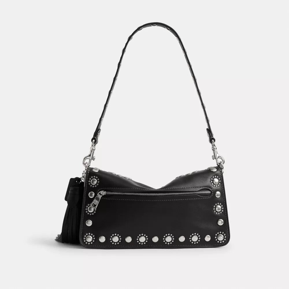 Sac porté épaule Tabby 26 avec rivets western